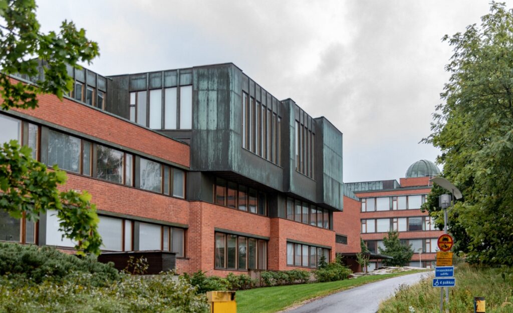 Aalto University in Espoo ( Greater Helsinki metropolitan area).